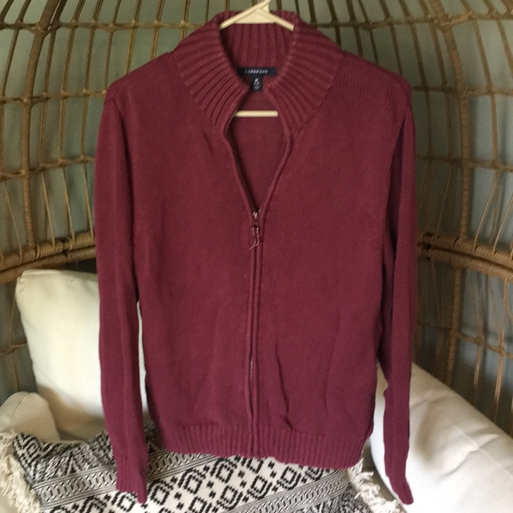 Lands End Sweater Jacket